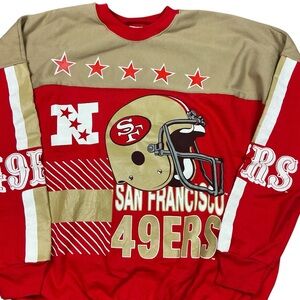 Vintage San Francisco 49ers 80s NFL crewneck USA made size large